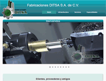 Tablet Screenshot of ditsa.com.mx